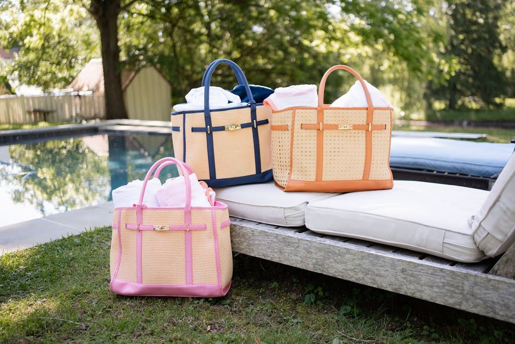 Spencer- Raffia Tote Bag | Lisi Lerch Inc