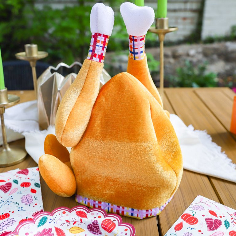 Packed Party "Talk Turkey To Me" Plush Hat - Walmart.com | Walmart (US)