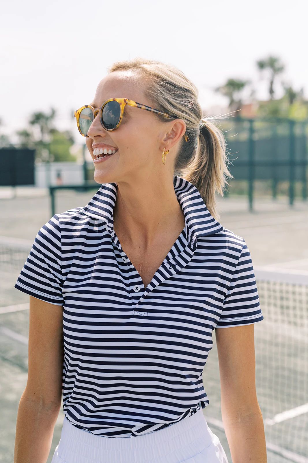 Stripe Performance Polo | Renwick Golf