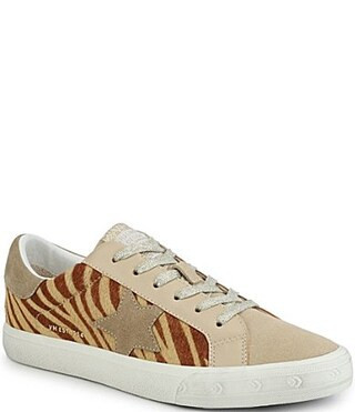 Vintage Havana Grande Zebra Printed Haircalf Sneakers - 10 | Dillard's