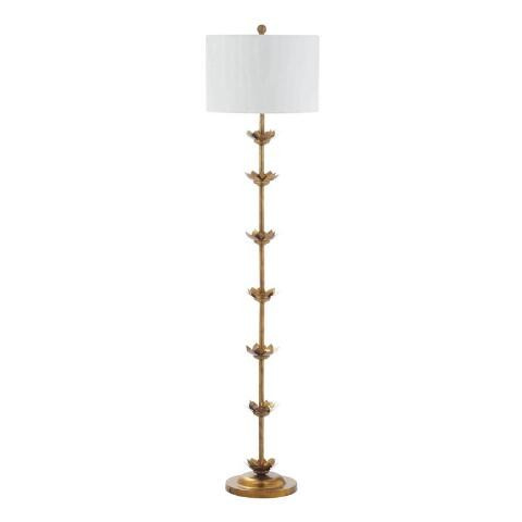 Antique Gold Leaf Landen Floor Lamp | World Market