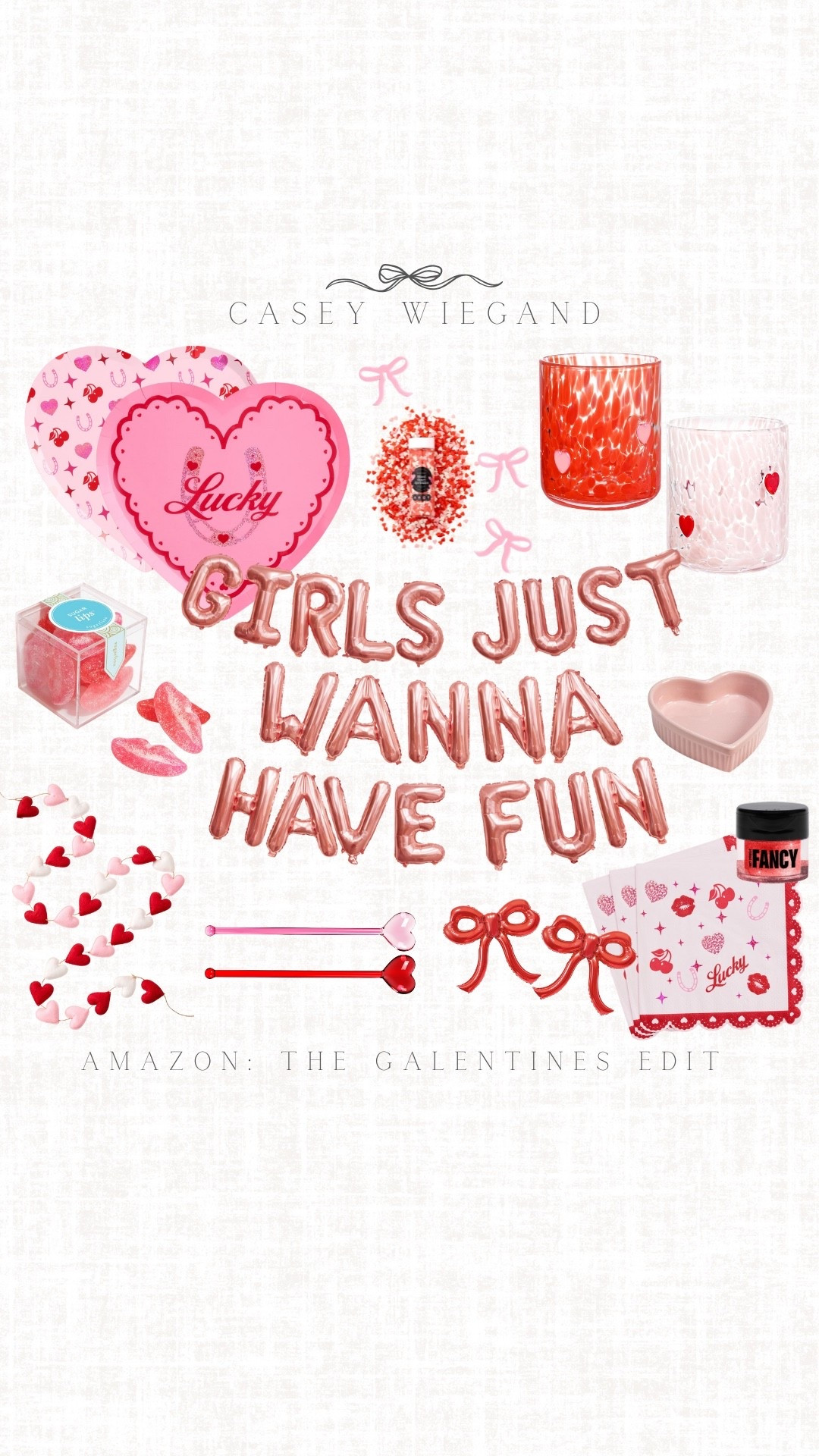 Get ready for a fun girls' night with these Valentine's Day party supplies! Perfect for a cozy sleepover. #GirlsNightIn

#LTKSaleAlert #LTKHome #LTKSeasonal