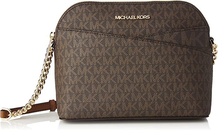 Michael Kors Jet Set Medium Crossbody Leather Handbag - Walmart.com | Walmart (US)