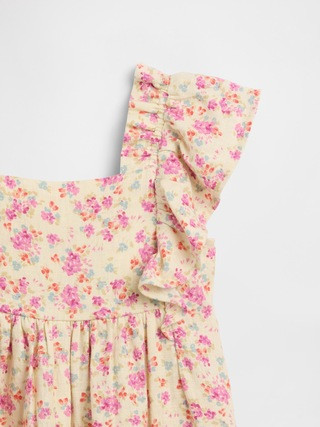 babyGap Linen-Blend Romper | Gap Factory