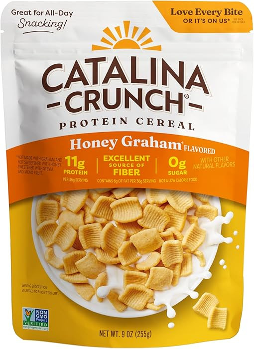 Catalina Crunch Protein Cereal - Sugar Free Breakfast Cereal with 11g of Protein - Gluten Free - ... | Amazon (US)