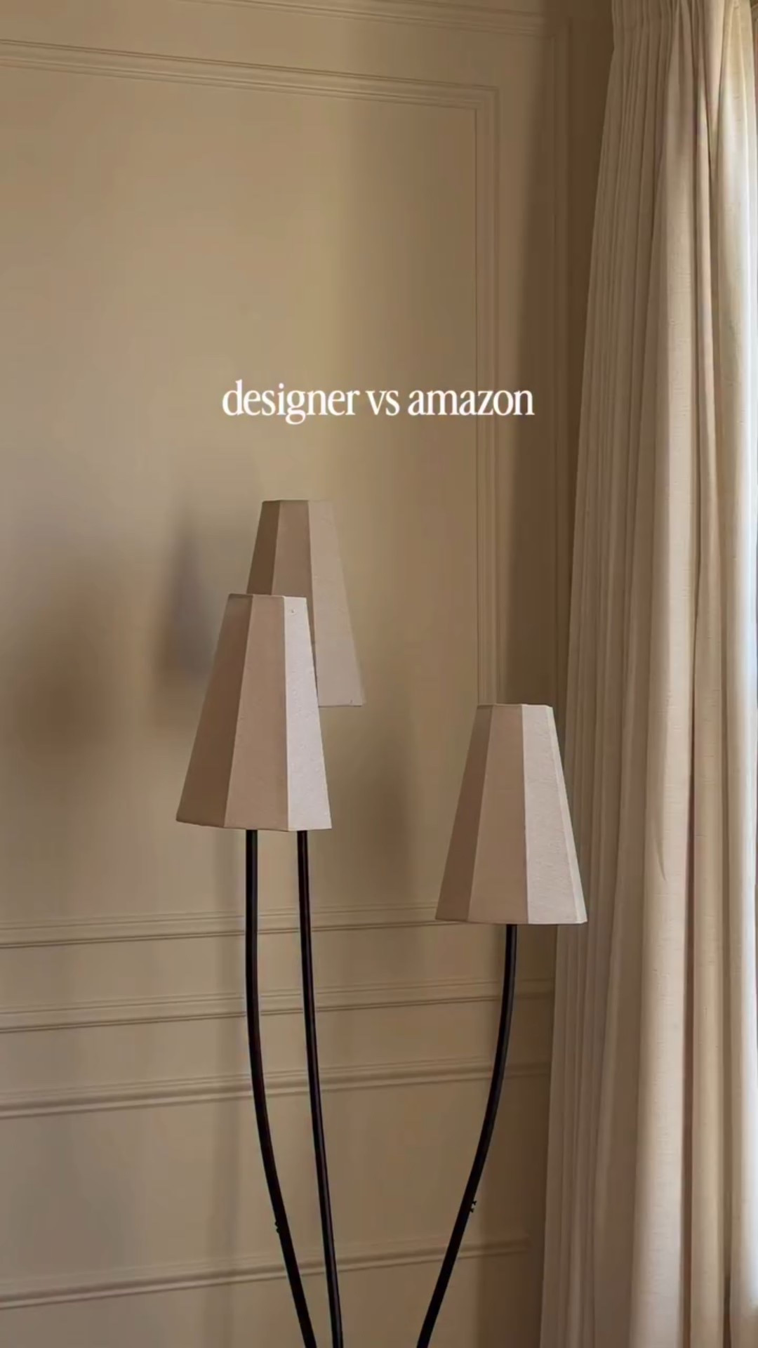 I’ve had my eye on this lamp for so long…..If you love the designer look without the high end price tag then you will be OBSESSED! 

This is the perfect modern + vintage lamp and it makes any space feel instantly elevated.

It’s finally back in stock and will SELL out again!! Comment SHOP and I’ll send you the link! 

#amazonhome #amazon #lookforless #neutralhome #organicmodern