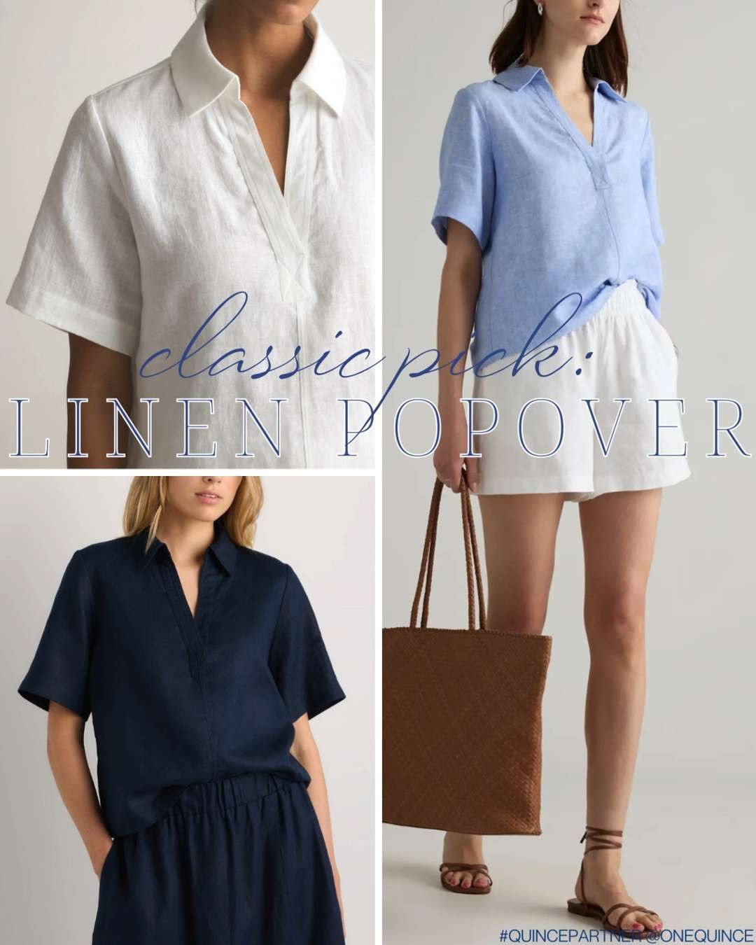 This linen popover is one of those simple staples that somehow always looks pulled together. #quincepartner @onequince 

 #LTKootd #LTKSeasonal #LTKSaleAlert