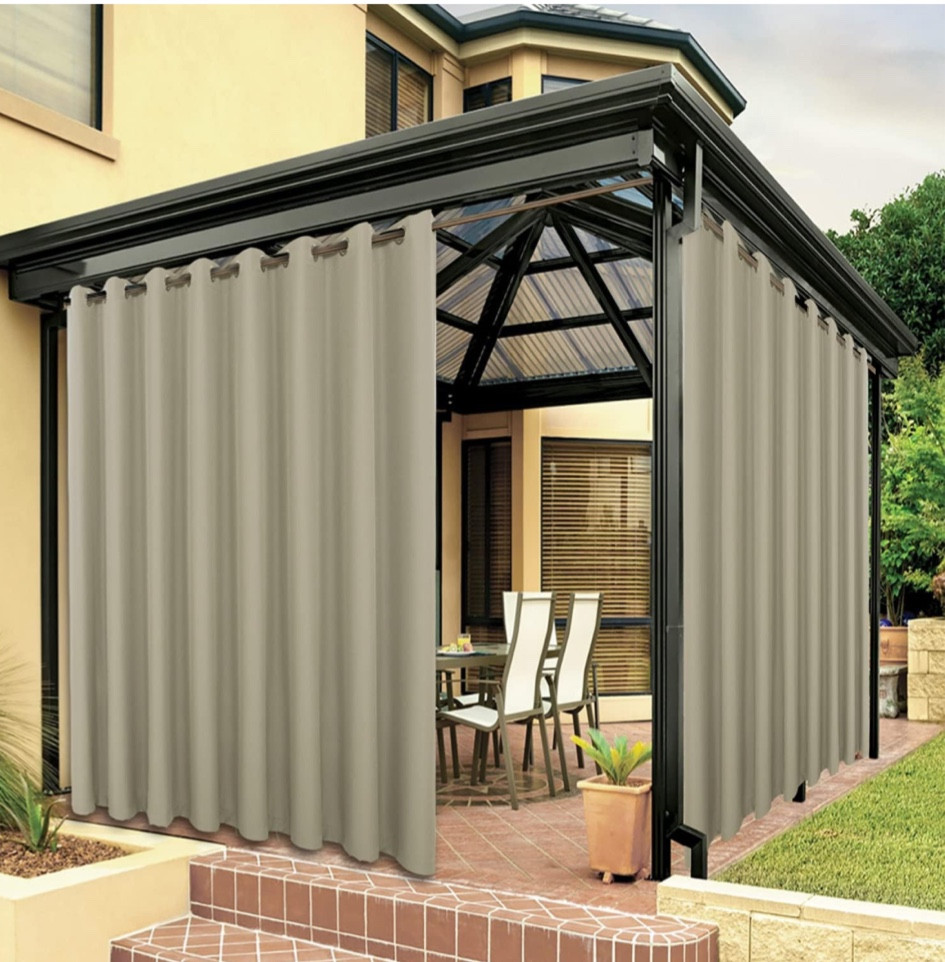 Outdoor patio curtains 

#LTKVideo

#LTKHome #LTKU