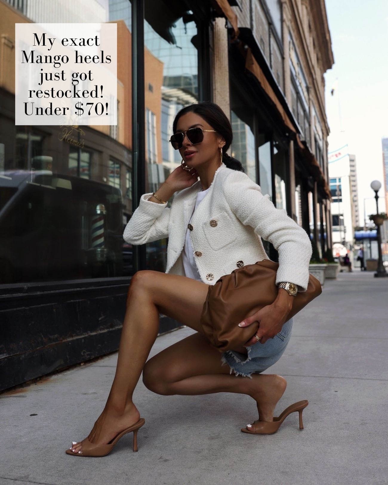 Spring outfit ideas
My exact mango neutral heels just got restocked in this exact tan color! Love the heel height - they go from day to night effortlessly and pair well with dresses or denim!

#LTKootd #LTKPetite #LTKOver40