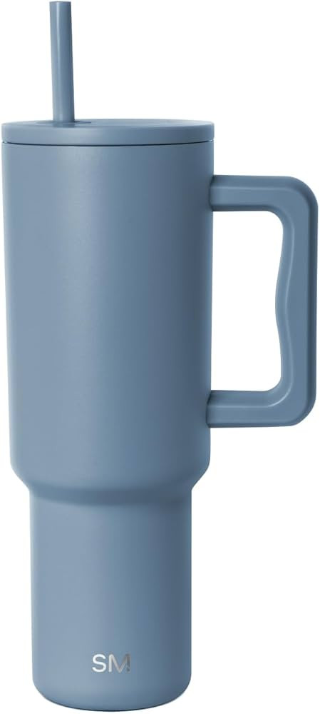 Simple Modern 40 oz Trek Tumbler with Handle and Straw Lid | Cup Holder Friendly Insulated Stainl... | Amazon (US)