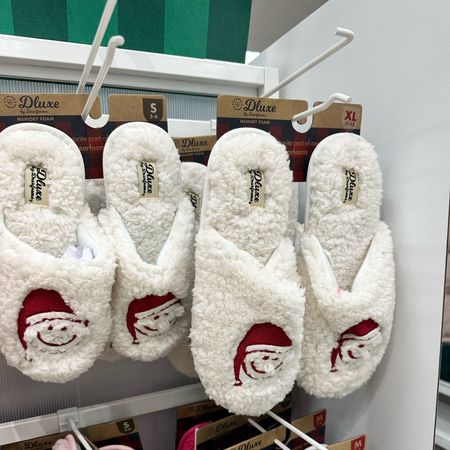 The CUTEST Santa slippers at target  

#LTKunder50 #LTKHoliday #LTKSeasonal