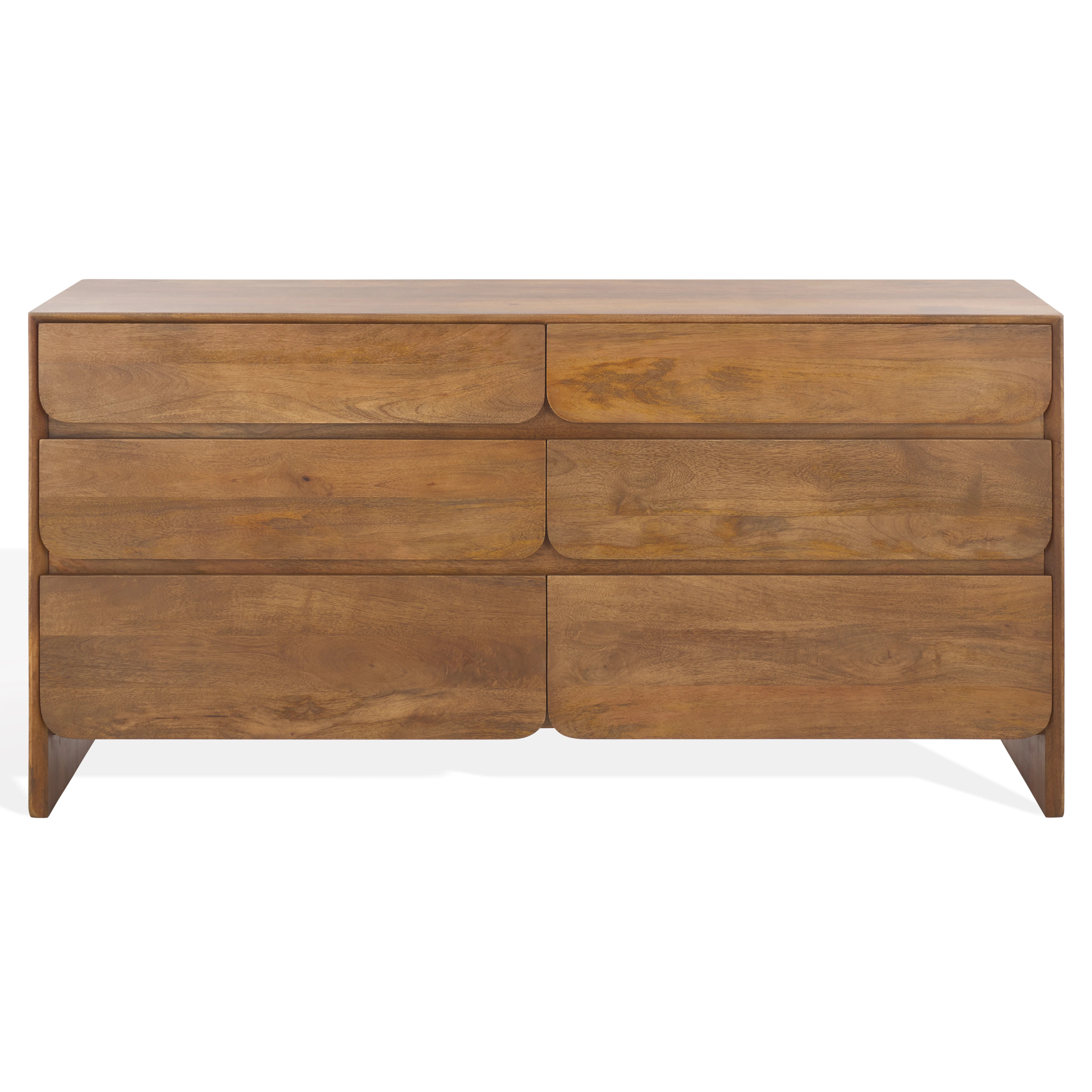 Cinsere Solid Wood 60'' W 6 - Drawer Dresser | Wayfair | Wayfair North America