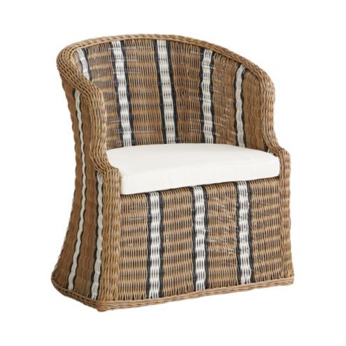 Wade Woven Chair with Cushion | Ballard Designs, Inc.