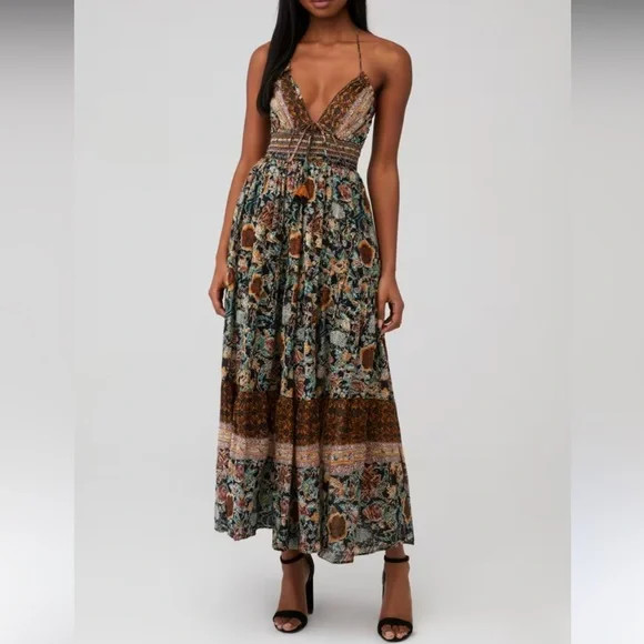 Free People Women's Real Love Maxi Dress Twilight Combo NWT $168 | Poshmark