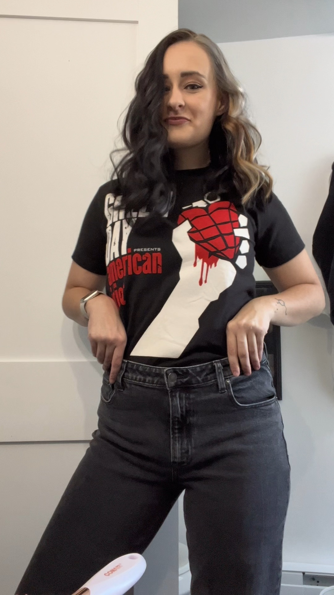 love this simple easy outfit! Band tees + black washed jeans = 💗 

I love how these jeans fit! Alternative fashion, alt style, edgy outfit

#LTKstyletip