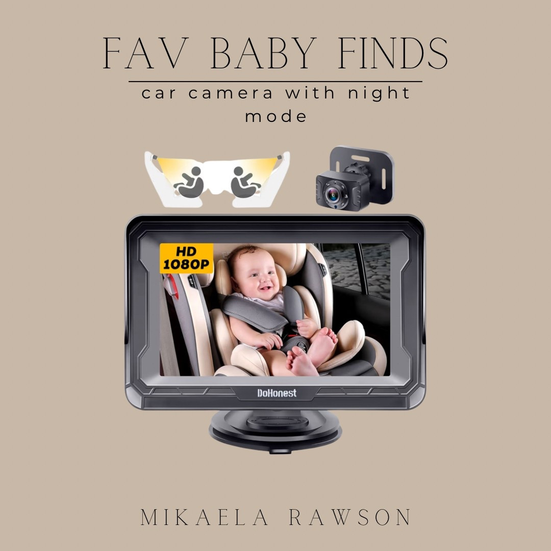 This has quickly become one of my FAVORITE baby purchases!! The best baby car camera with night mode  

#LTKBump #LTKBaby