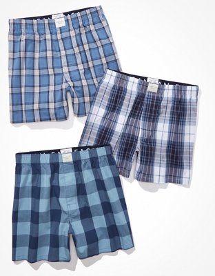 AEO Stretch Boxer Short 3-Pack | American Eagle Outfitters (US & CA)