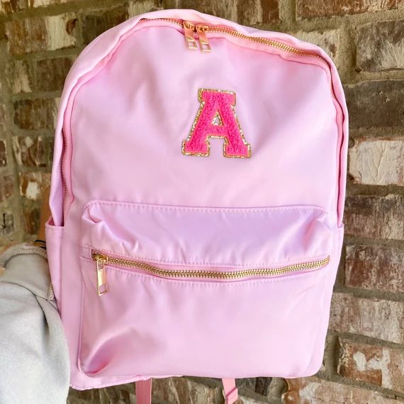 Nylon Backpack | Travel Bag | School Bag | Graduation Gift | Bookbag | Bridesmaids Gift | Bridal ... | Etsy (US)