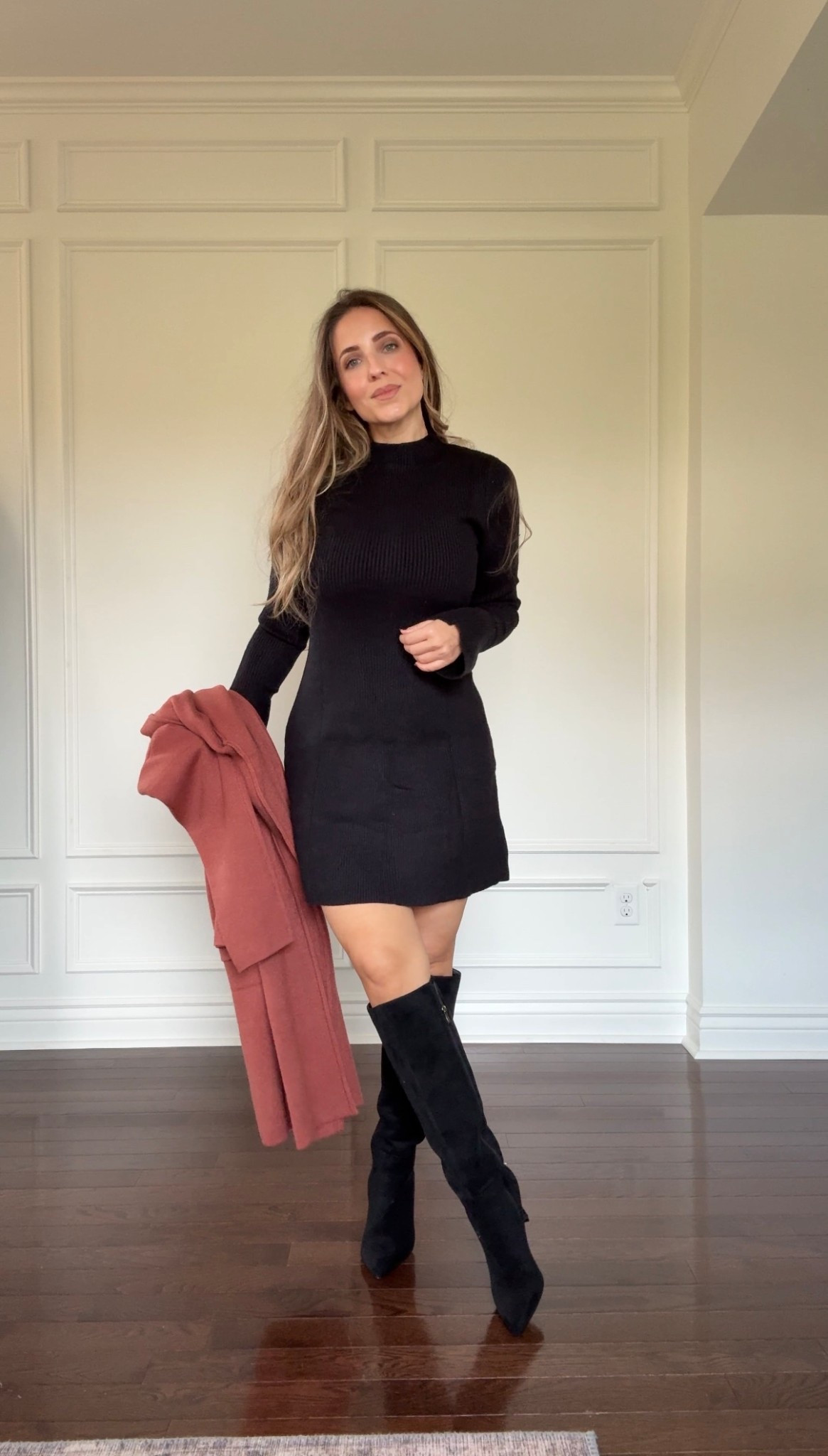 Casual sweater dress #ootd 

#LTKFindsUnder100 #LTKFindsUnder50 #LTKHoliday