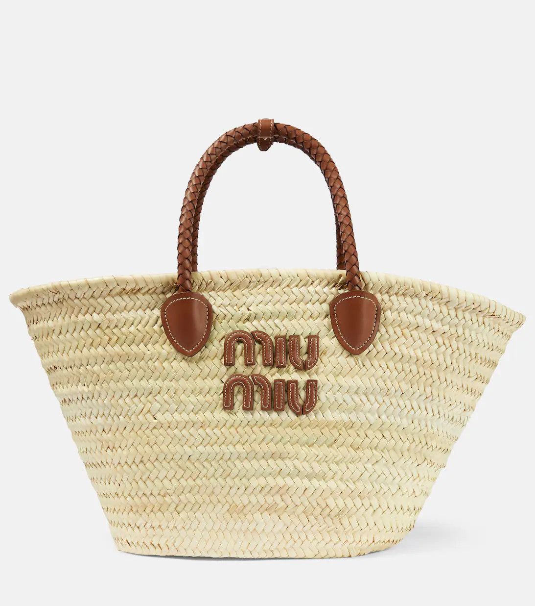 Borsa Large in paglia con logo | Mytheresa (INTL)