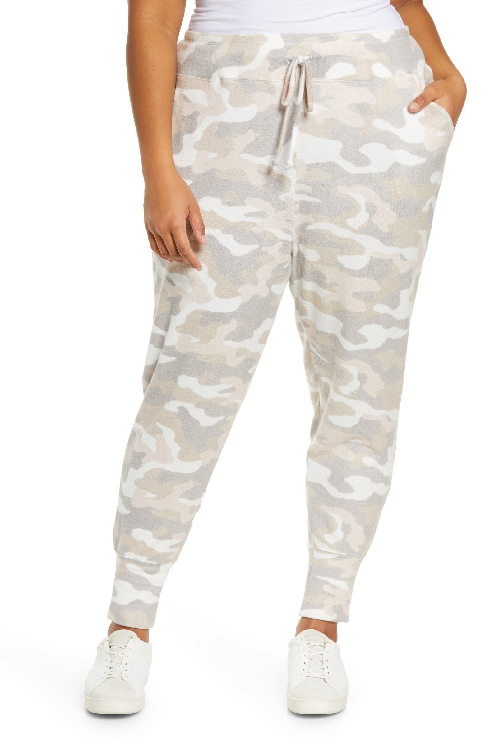 Bobeau Brushed Joggers (Plus Size) | Nordstrom | Nordstrom