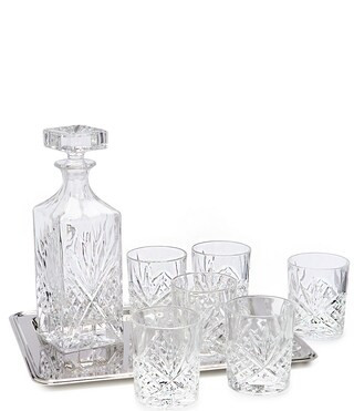Dublin Crystal 8-Piece Whisky Set | Dillards