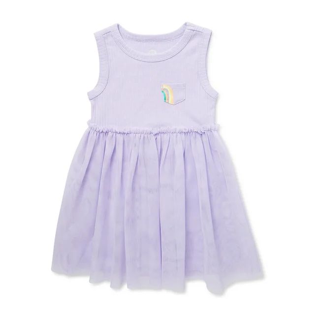 Wonder Nation Toddler Girl Tutu Tank Dress, Sizes 12M-5T | Walmart (US)