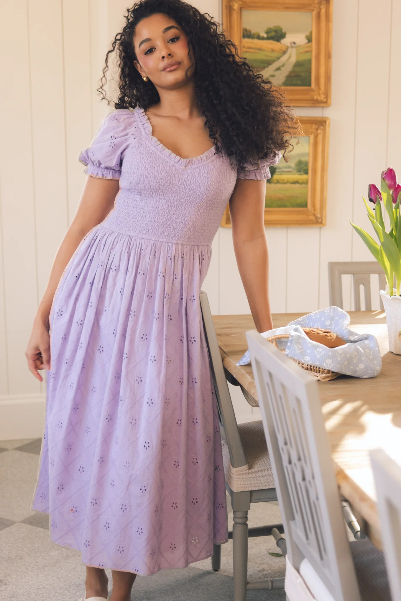 Emmi Dress in Lilac | Ivy City Co