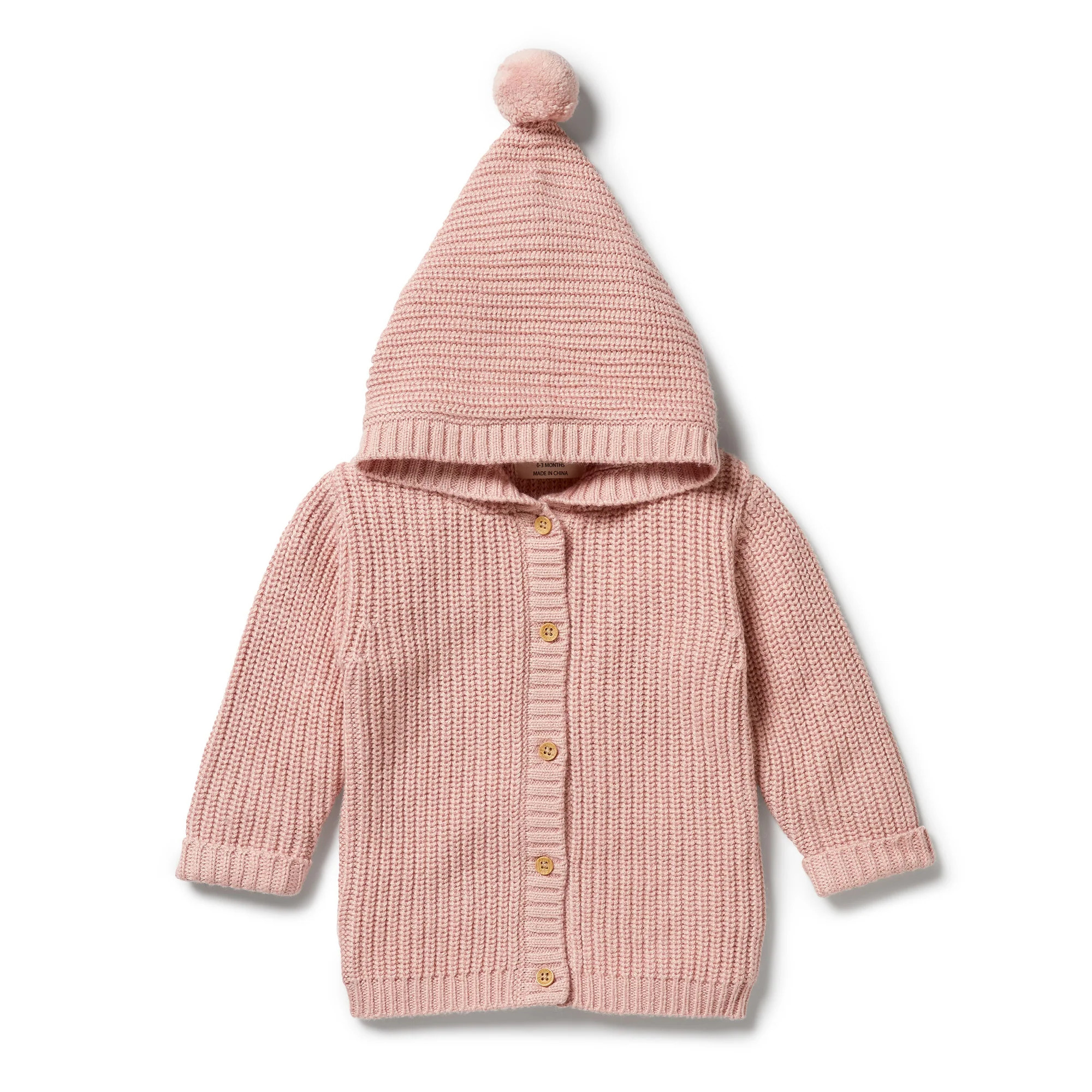 Knitted Jacket, Rose | SpearmintLOVE