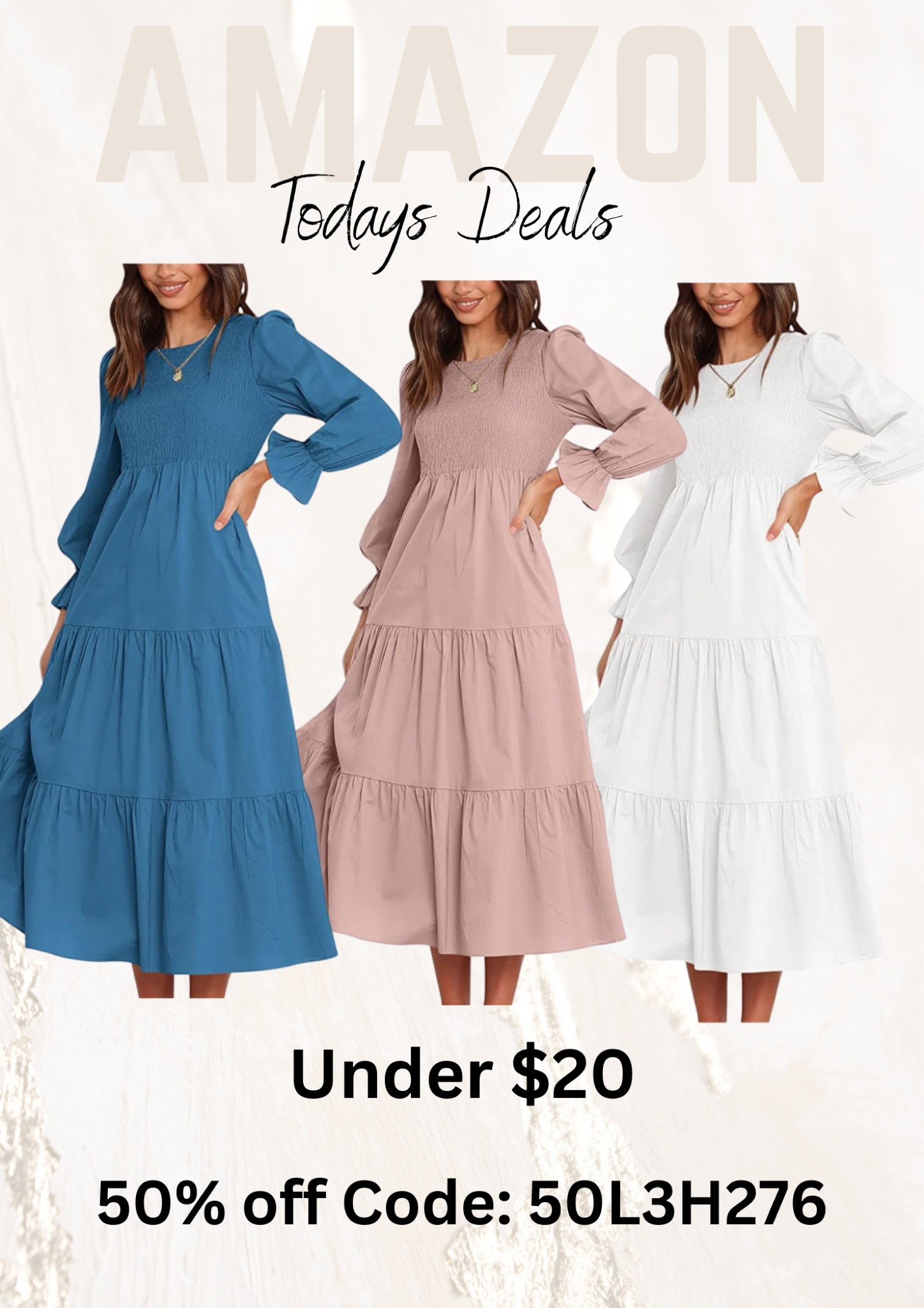 Awesome deal!! So pretty! 

#amazon #amazondeals
#longdress #maxidress #midi #maxi #dress #spring #ruched #bumpfriendly #longsleeve
#easter #vacatiob #workoutfit
  

#resortwear #valentinesday #sandlas #blockheel #woven 
#dress #jeans #bedroom #livingroom #weddinguest #home #decor #homedecor #easter #stpatricks #green #stpattys #graphic #momwear #rodeo #business #casual #businesscasual
#wreath #entryway #door #hearts #valentines #love #heart #teacher #love  #kids #springbreak #rodeo #spring #vacation #beach #resort #cruise #mexico #california #nashville #datenight #blockheel 
#quickshipping #moms #amazonprime #amazon #forher #cybermonday #giftguide  #kneehighboots #loungeset #thanksgiving #walmart #target #macys #academy #under40
#under50  #winteroutfits #holidays #coldweather #transition #rustichomedecor #cruise #highheels #pumps #blockheels #clogs #mules #midi #maxi #dresses #skirts #croppedtops #everydayoutfits #livingroom #highwaisted #denim #jeans #distressed #momjeans #paperbag #opalhouse #threshold #anewday #knoxrose #mainstay#universalthread #garland 
#boho #bohochic #farmhouse #modern #contemporary #beautymusthaves 
#amazon #amazonfallfaves #amazonstyle #targetstyle #nordstrom #nordstromrack #etsy #revolve #shein #walmart #halloweendecor #halloween #dinningroom #bedroom #livingroom #king #queen #kids #bestofbeauty #perfume #earrings #gold #jewelry #luxury #designer #blazer #lipstick #giftguide #fedora #photoshoot #outfits #collages #homedecor

    

#LTKfamily #LTKcurves #LTKfit #LTKbeauty #LTKhome #LTKstyletip #LTKunder100 #LTKsalealert #LTKtravel #LTKunder50 #LTKhome #LTKsalealert #LTKkids #LTKSeasonal #LTKhome #LTKsalealert #LTKunder50 #LTKSeasonal