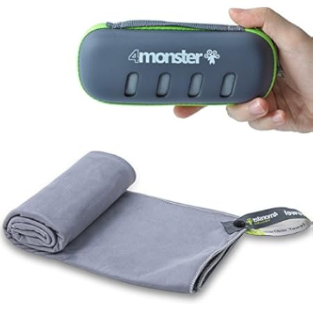4Monster Camping Towels Super Absorbent, Fast Drying Microfiber Travel Towel, Ultra Soft Compact Gym | Amazon (US)