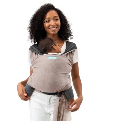 Moby Reversible Wrap Baby Carrier - Taupe/Charcoal | Target