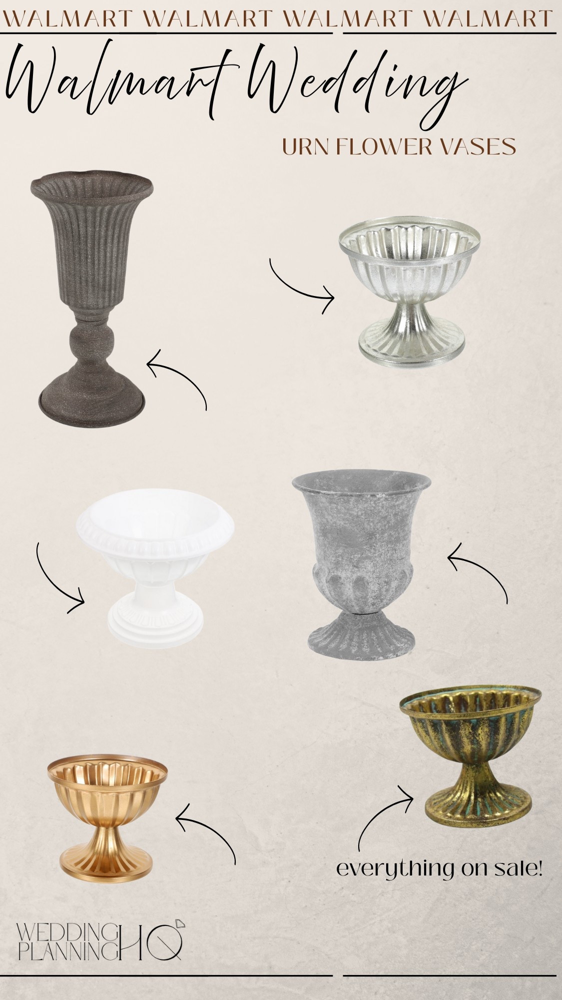 Flower urns perfect for wedding centerpieces b #memorialdaysale #wedding #weddingdecor

#LTKWedding