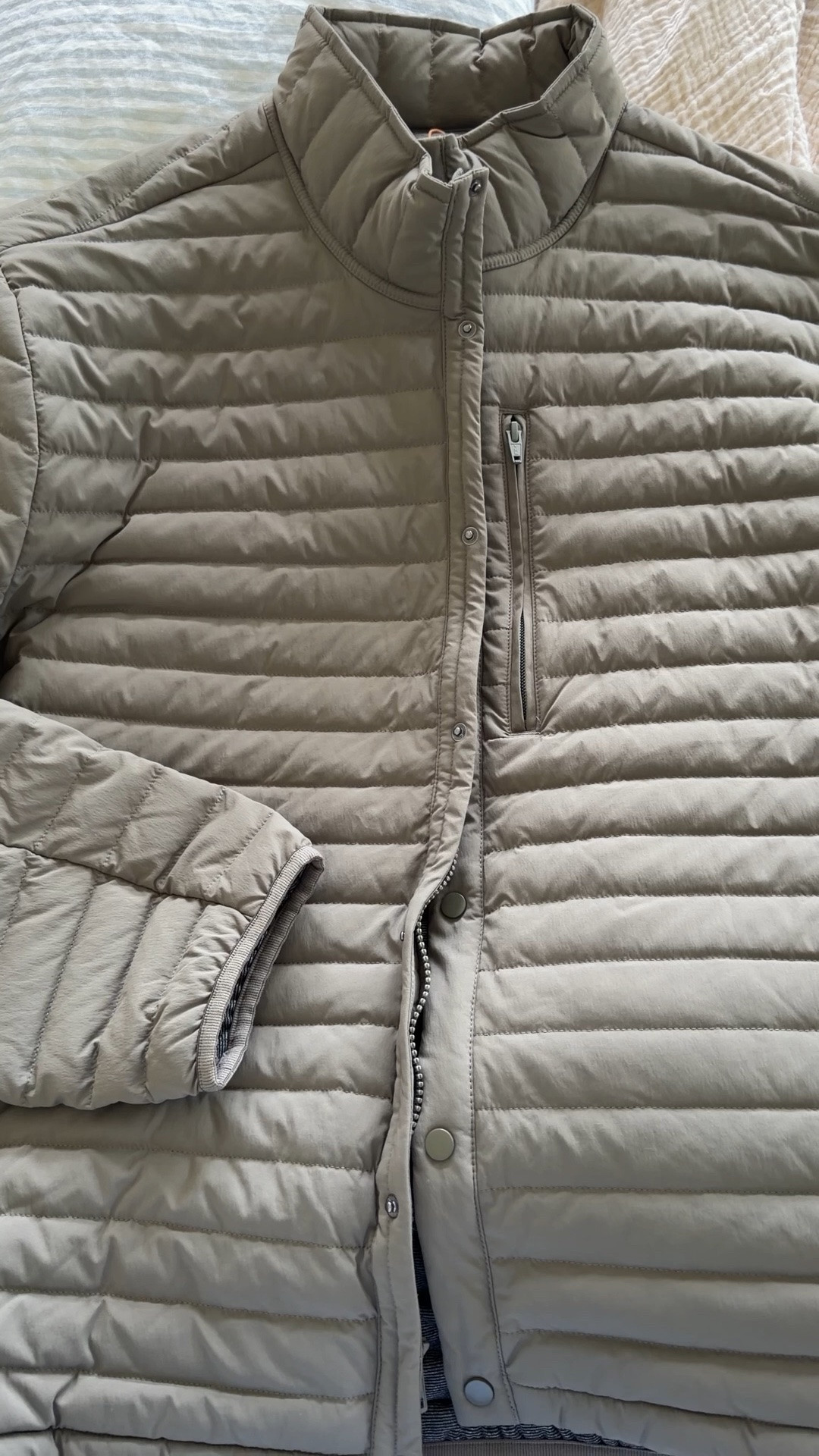 So impressed with this Men’s responsible down quilted jacket from Quince