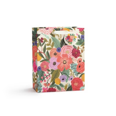 Rifle Paper Co. Garden Party Cub Gift Bag: Floral Paper Gift Bag for All Occasions, 10" x 7.8" x 4" | Target