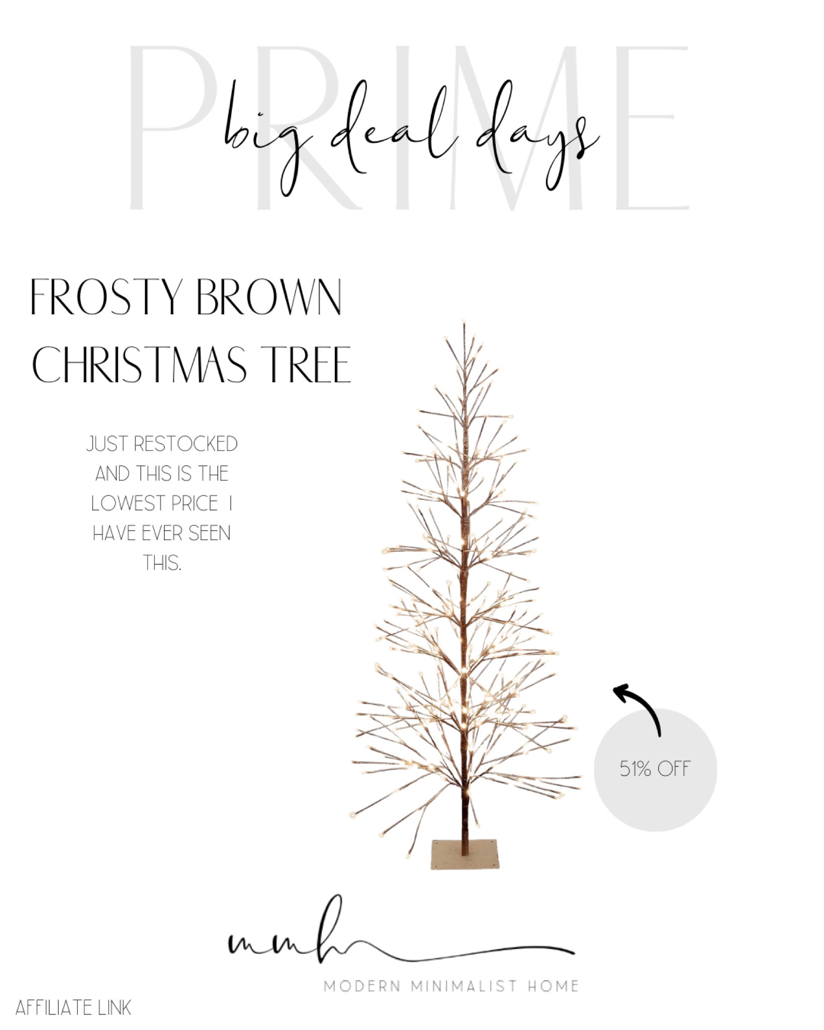 Frosty Brown Christmas Tree

Amazon Prime Big Deal Days // Amazon prime day // amazon prime deals // prime day // prime day deals // prime // Amazon home // amazon home finds // amazon home decor // home amazon // home decor amazon // home decor amazon // home decor 2023 // amazon home decor // home decor // modern home decor // decor // modern home // modern minimalist home // home //

#LTKhome #LTKxPrime #LTKsalealert