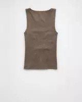 AE Plush Square Neck Tank Top | American Eagle Outfitters (US & CA)