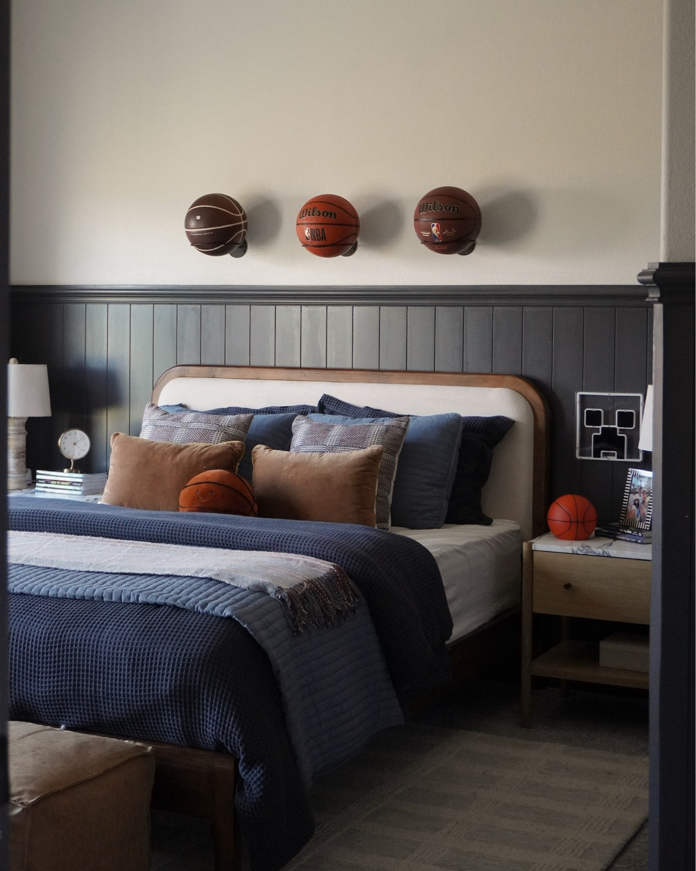 Liam’s big boy room!!! 

I incorporated all his favorite things and wishlist items AND managed to make it look tasteful and not tacky!!! That’s hard to do yall!! 😂

Minecraft room, basketball room, big boy bedroom, Lego room, big kid bedroom, kids bedroom inspo

#LTKHome #LTKmomlife
