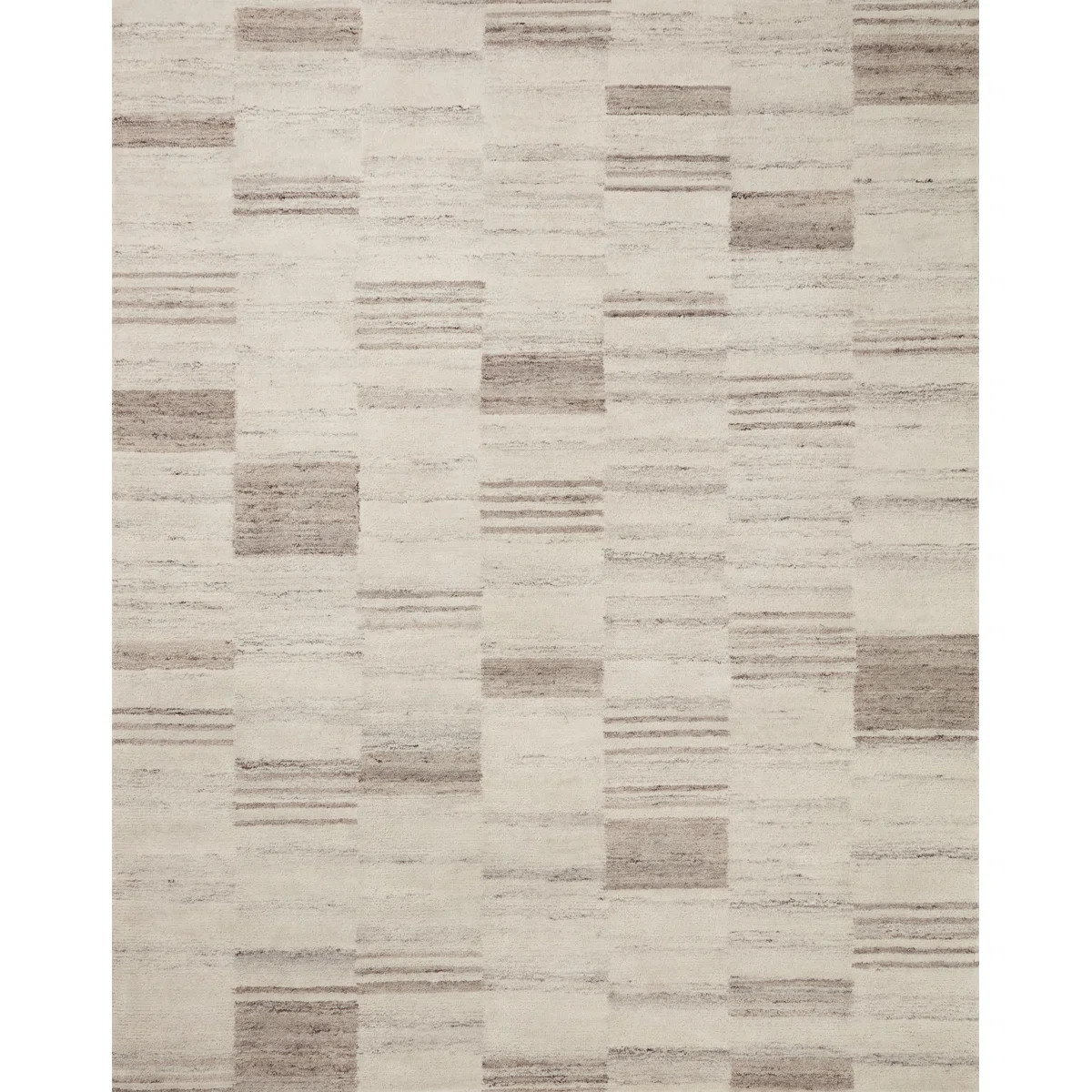 Amber Lewis x Loloi Rocky Ivory / Dove Area Rug | Wayfair North America