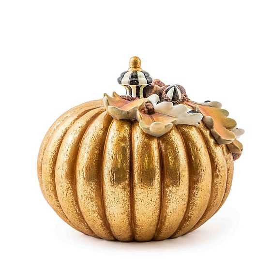 Acorn Foliage Gold Pumpkin | MacKenzie-Childs
