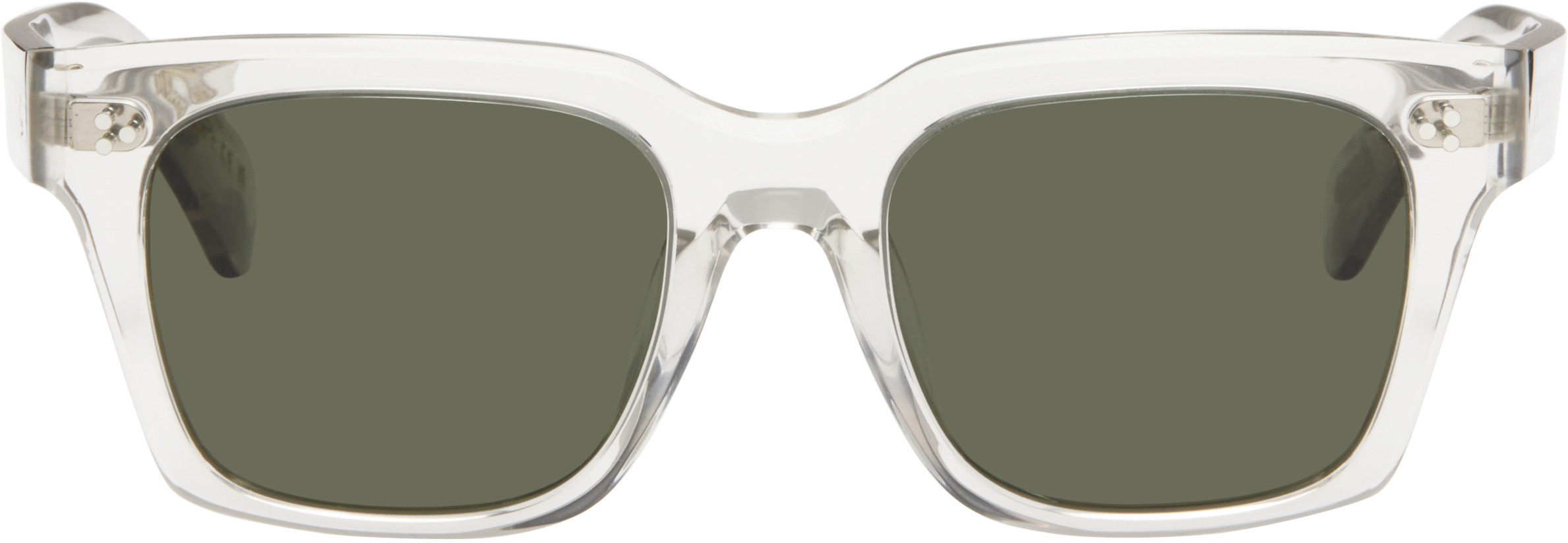 Oliver Peoples Transparent Ollice Sunglasses | SSENSE