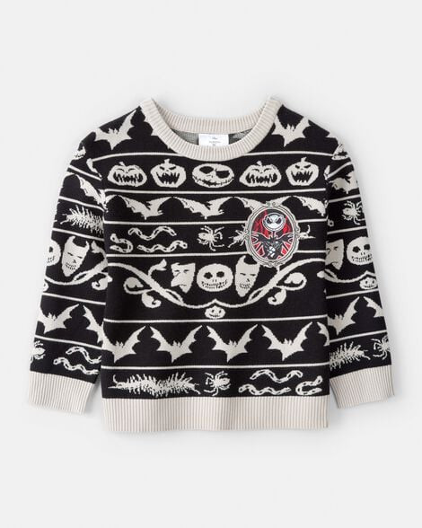 Carter's Boys The Nightmare Before Christmas Long-Sleeve Sweater - Black 7 Black | Carter's Inc