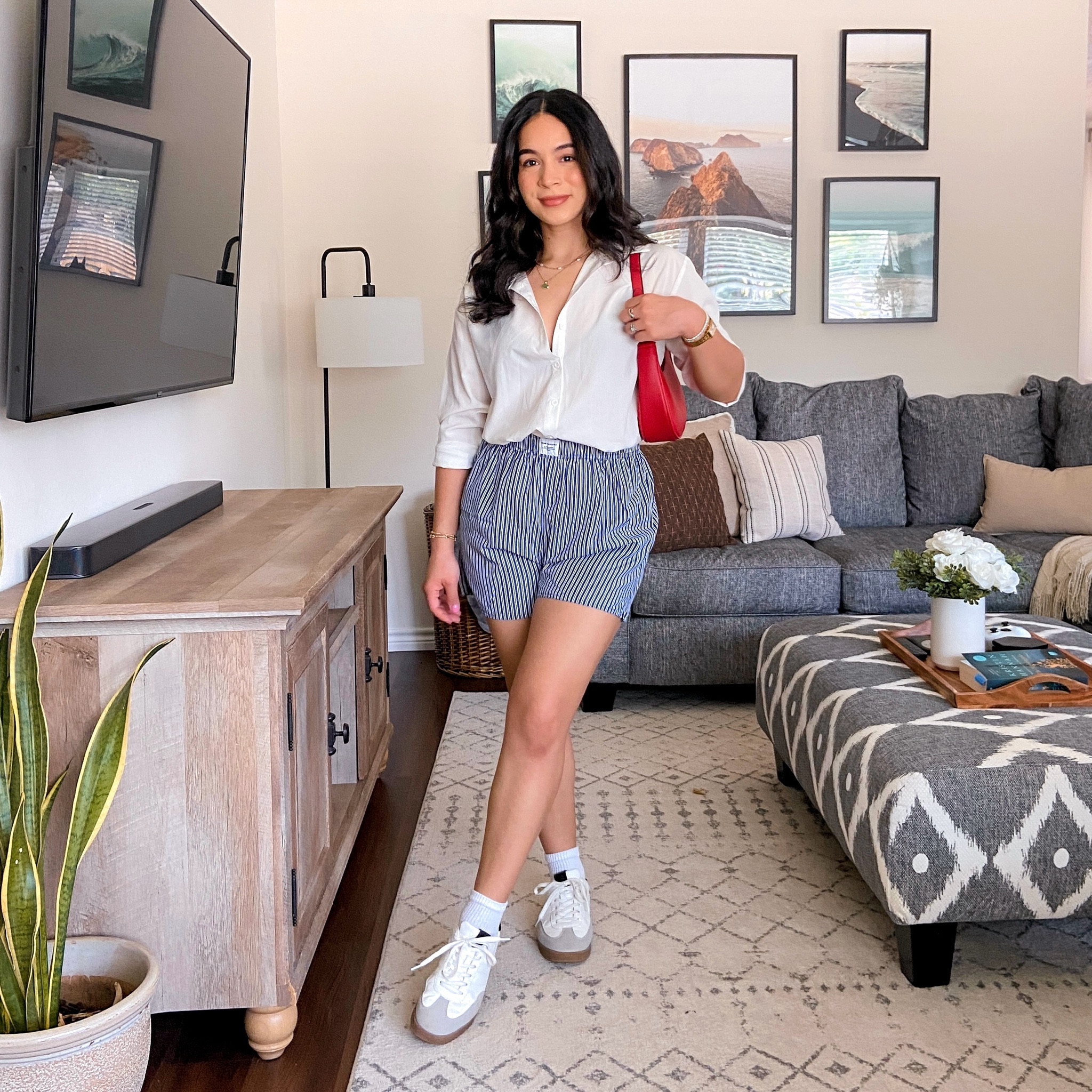 i'm wearing these shorts in a size large and they fit true to size (i sized up for a loose fit). they have pockets, and an elastic waistband, are comfortable, and fall at the perfect length.


#LTKSummerSales #LTKStyleTip #LTKFindsUnder50