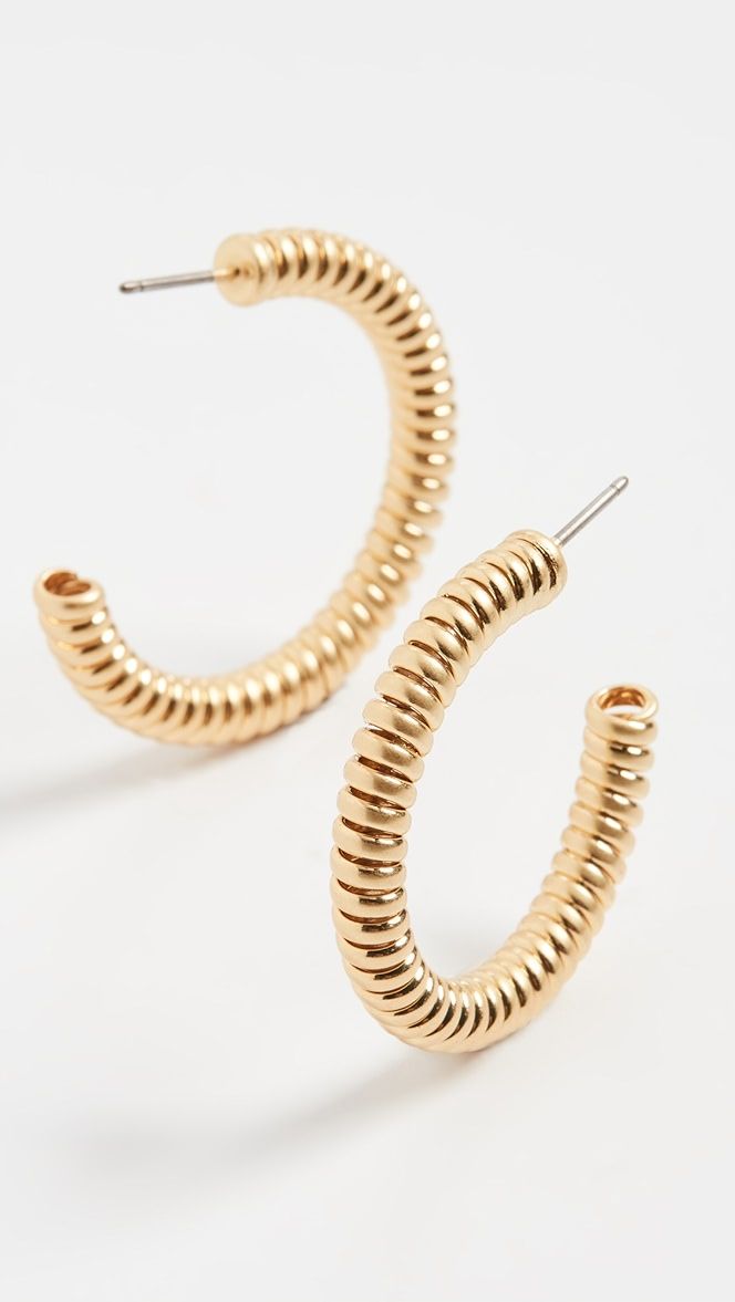 Med Coil Hoops | Shopbop