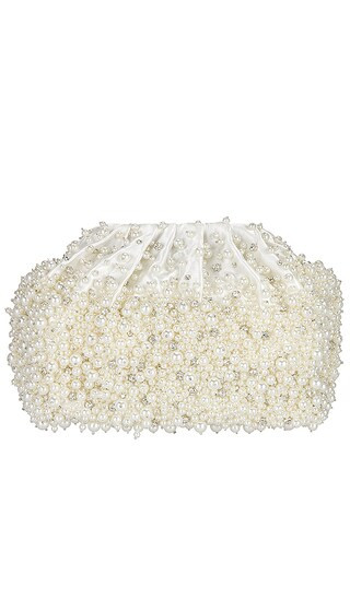 Magalie Pearl Bag in Off White | Revolve Clothing (Global)