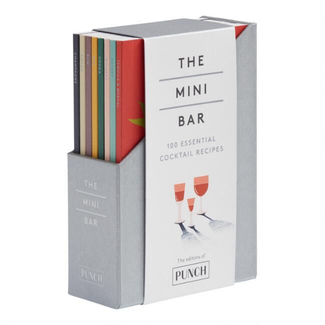 The Mini Bar Cocktail Recipe Book Collection 8 Piece | World Market