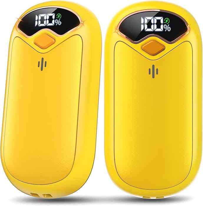 Hand Warmers Rechargeable - 7000mAh Electric Hand Warmer Reusable 2 Pack with LED Digital Display... | Amazon (US)