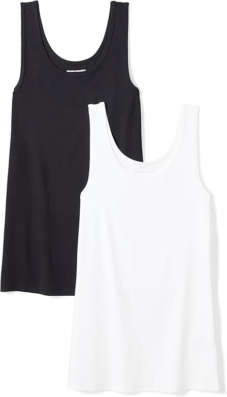 Women's 2-Pack Slim-Fit Tank | Amazon (US)