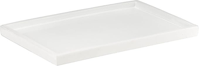 Jonathan Adler Lacquer Bath Tray, One Size, White | Amazon (US)