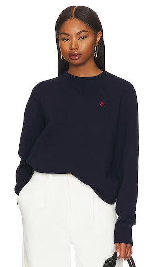 Fleece Sweatshirt in Cruise Navy | Revolve Clothing (Global)